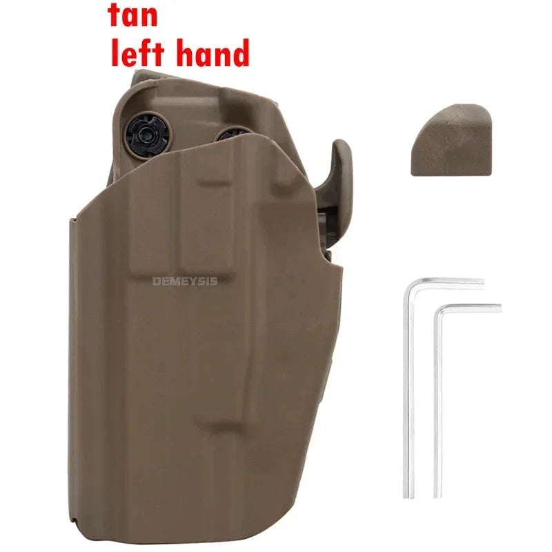 Quick Release Tactical Belt Holster for GLOCK 17, 20, 21, 22, 31, 37 Pistols Hunting Paintball Durable Molle Gun Holster Case