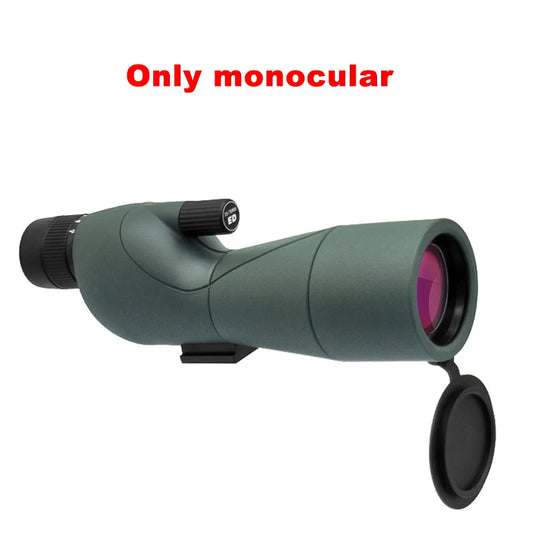 25-75x60 Spotting Scope Zoom Monocular high power telescope Bak4 Prism ED Lens For Outdoor Camping Bird Watching hunting