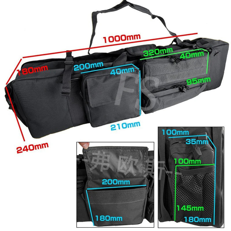 Military Outdoor Tactical Hunting Carrying Protective Box M249 Hunting Gun Rifle Bag Color Bullet Equipment Pack