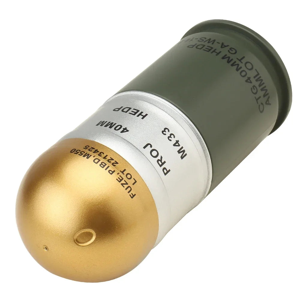 M433 40mm Dummy Grenades 1:1 Model Shell Mini Storage Box Key Sundries Container Decor for Hunting Desk Display