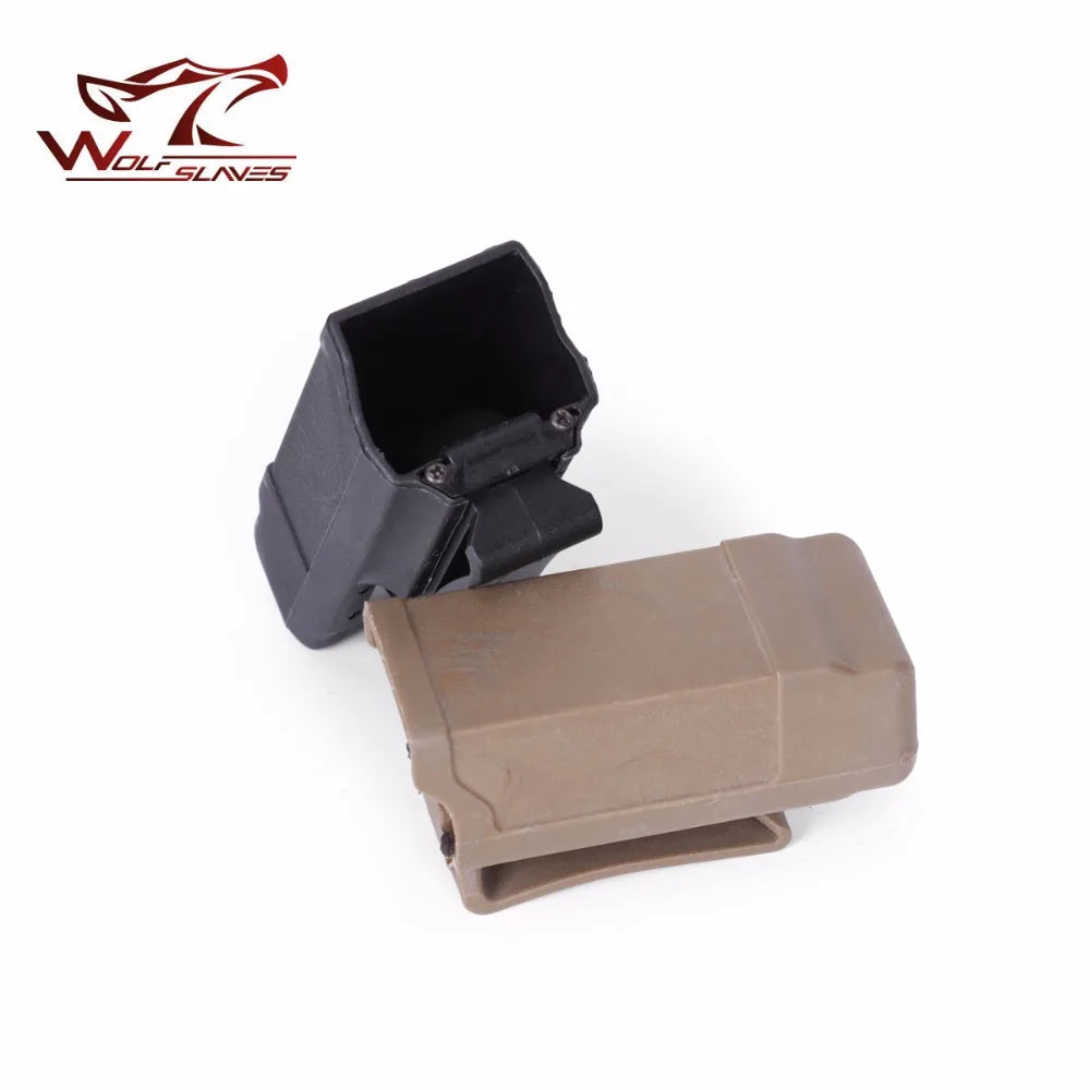 Single Glock Tactical Pistol Magazine Pouch Wide Opening Mag Clip Case Airsoft Wargame Holder Hunting Accessories