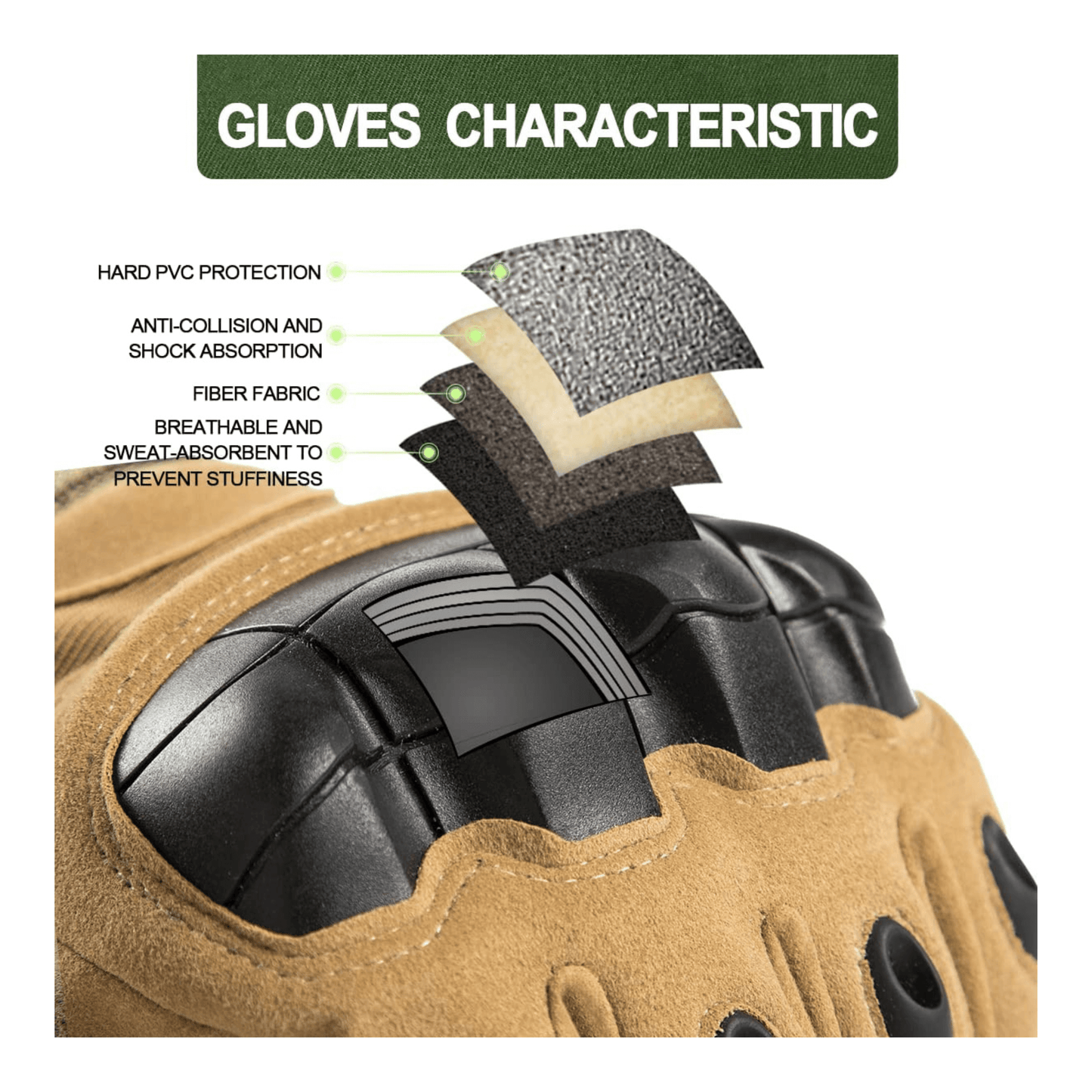 JupiterGear Tactical Military Airsoft Gloves for Outdoor Sports,
