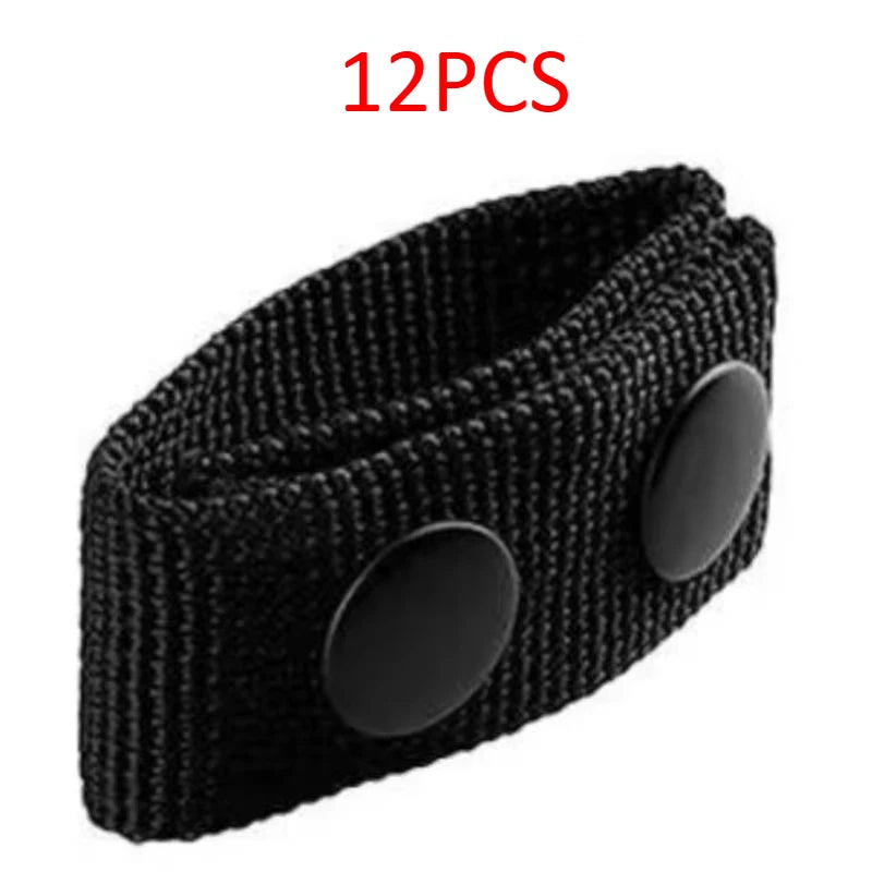 4Pcs Multi Functional Tactical Belt Double Nylon Buckle Portable Belts Equipment Outdoor Sports Accessory Fixed Buckle