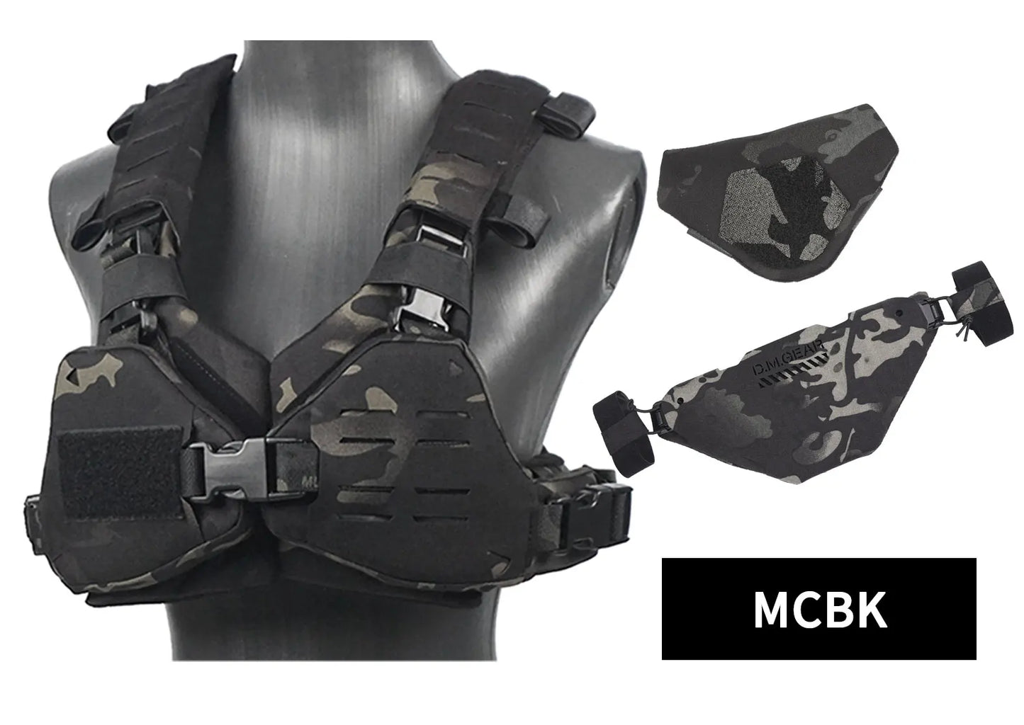 DMGear Tactical Bikini Set Armor Vest Neck Gaurd Crotch Protection Molle Lady Sexy Hunting Gear Equipment Lightweight