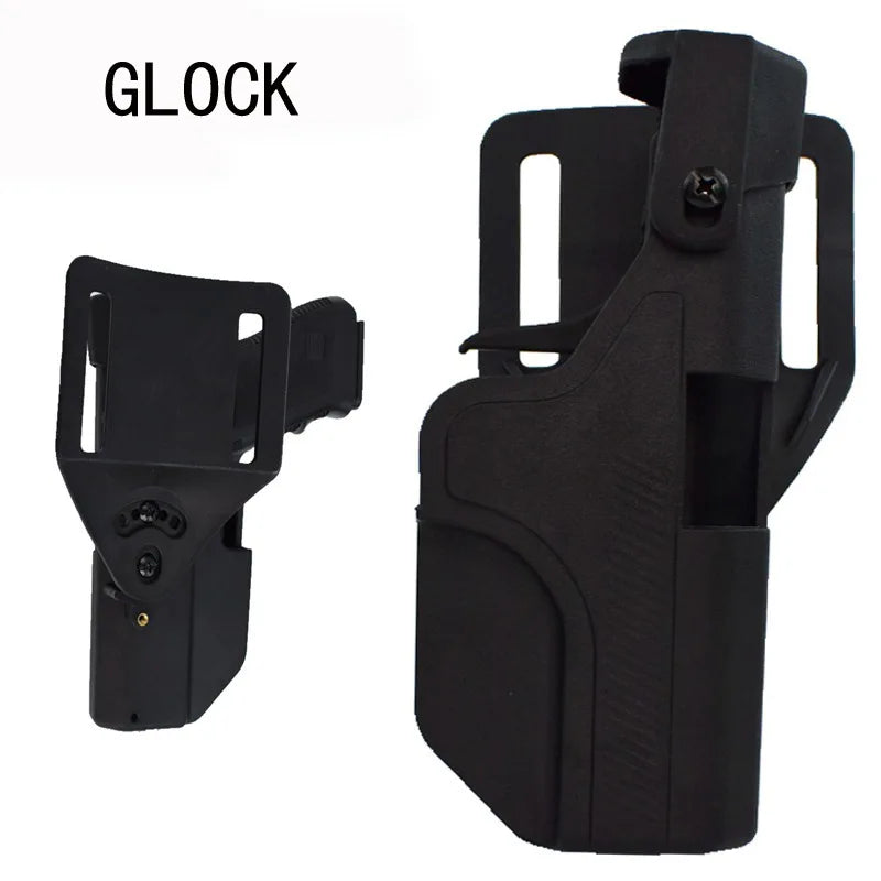 Hunting Quick Release G 17 Gun Holster Tactical Right Hand Waist Pistol Case Automatic Handgun Holster Bag