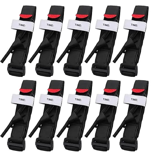 Tourniquet Emergency Tactical Emergency Strap Single Handed Medical First Aid Equipment for Hiking Camping Travel Outdoor Sports
