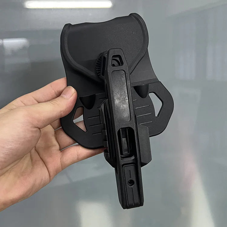Tactical Gun Holster Hunting Waist Pisolt Holster 9mm Gun Case with Rail for Glock 9mm SW40 357