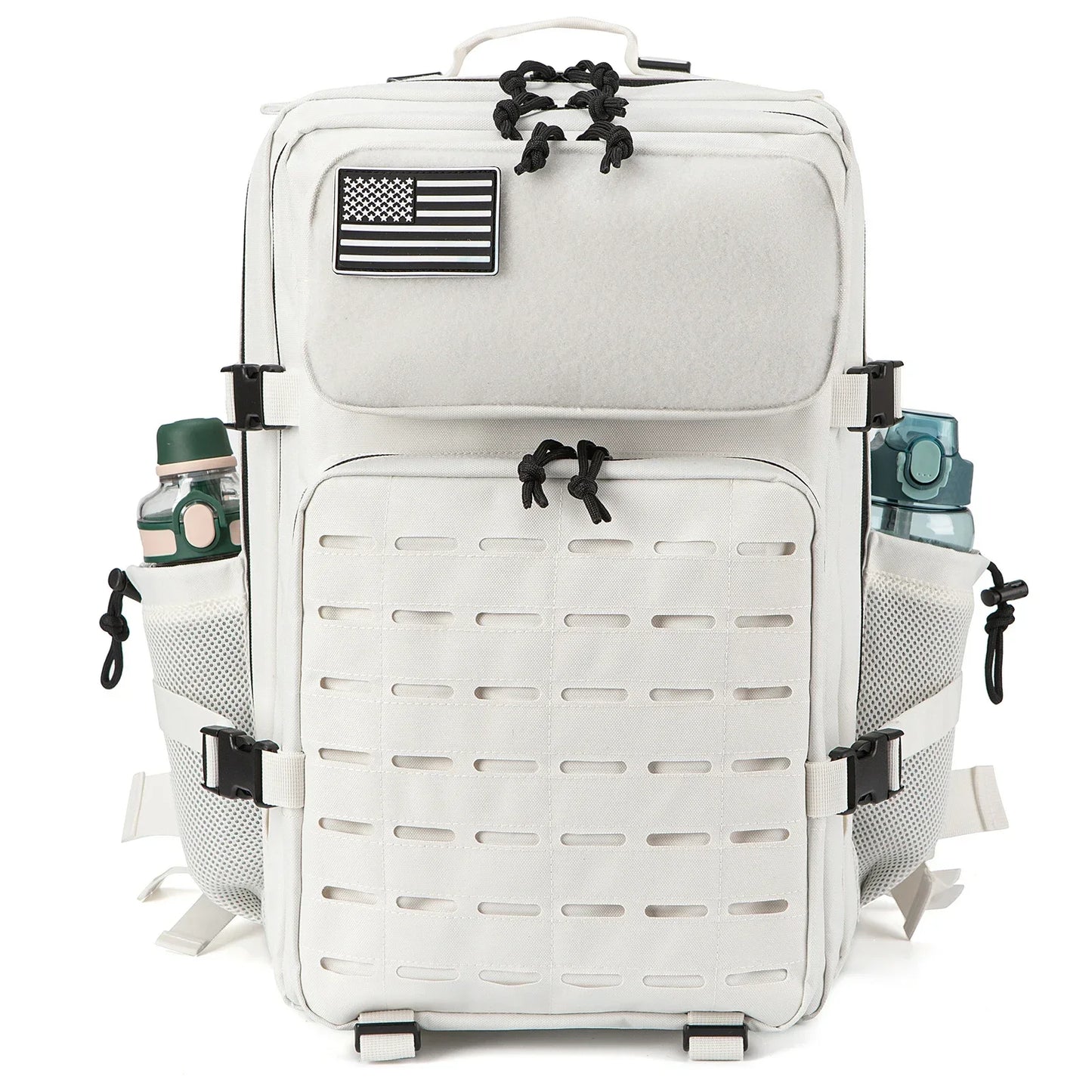 45L Tactical Backpack survival Bag Hunting MOLLE Backpack GYM For Men EDC Outdoor Hiking Rucksack Witch Bottle Holder