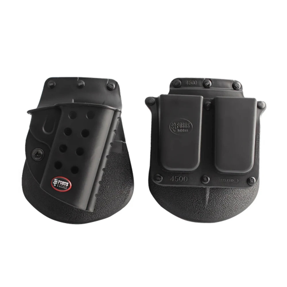 M1911 Holster Hunting Accessory Gun Case Mag carrier Airsoft Pistol Holster & Mag Pouch Set