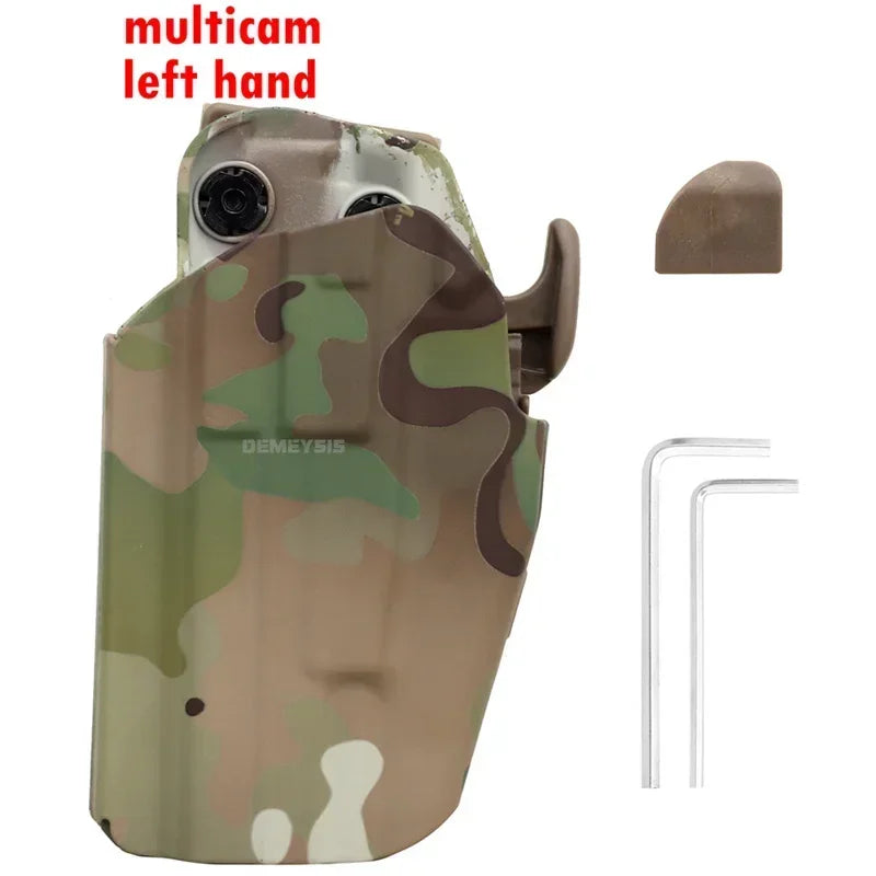 Quick Release Tactical Belt Holster for GLOCK 17, 20, 21, 22, 31, 37 Pistols Hunting Paintball Durable Molle Gun Holster Case