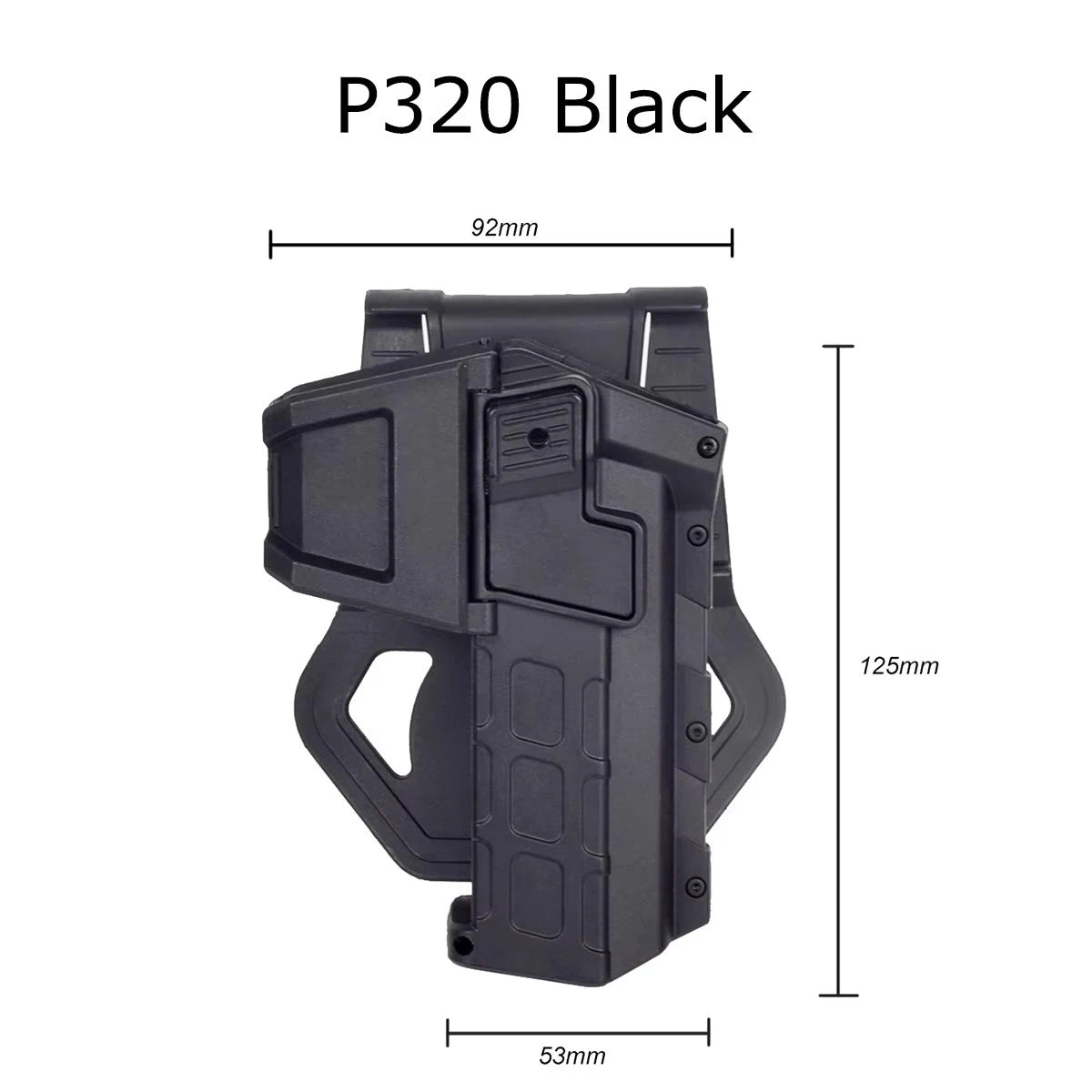 Right Hand Pistol Holster For Gen 1-4 Glock 17 19 Handgun With X300 XC1 Flashlight Airsoft 1911 P320 Movable Belt Gun Case