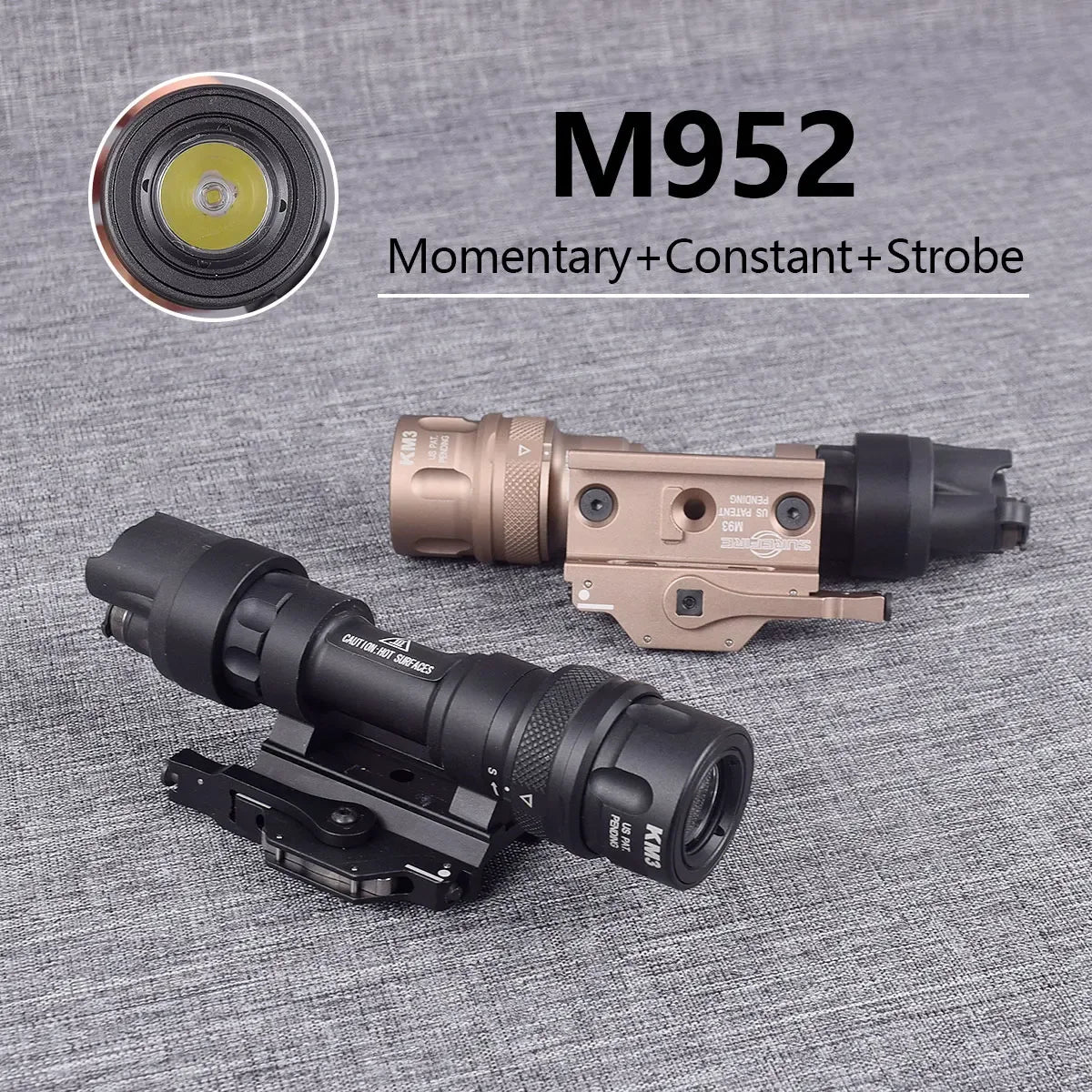 Tactical SF M951 M952 M952V IR Scout Weapon Light Cover Gun LED Flashlight Switch AR15 M4 Rifle Torch Hunting Gun Lamp