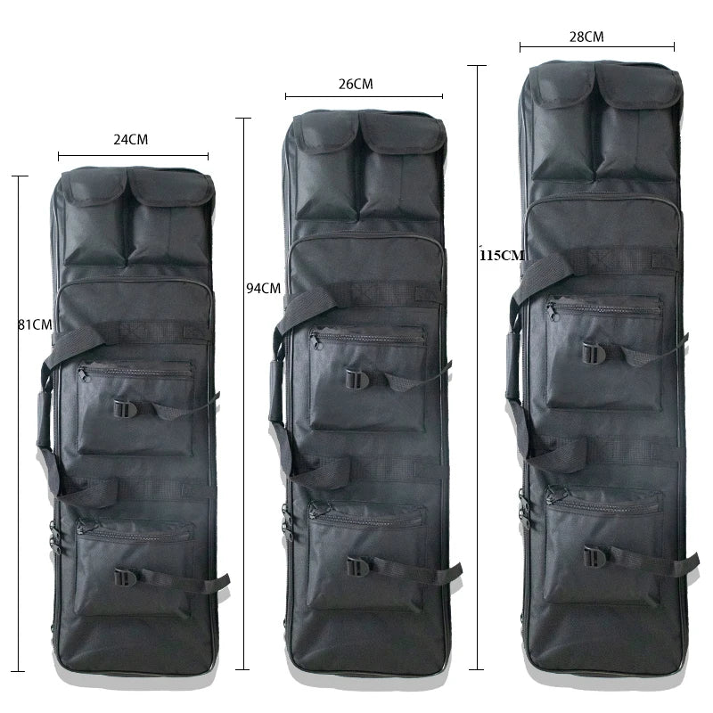 Outdoor Camping CS Rifle Backpack 81cm/94cm/118cm Nylon Hunting Equipment Bag Military Tactical Rifle Cover Gun Cover