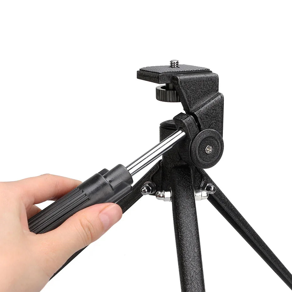 SVBONY Mini Tabletop Black Tripod Portable Desktop Travel Tripod for Spotting Scope Monocular Medium-sized Telescopes SV153