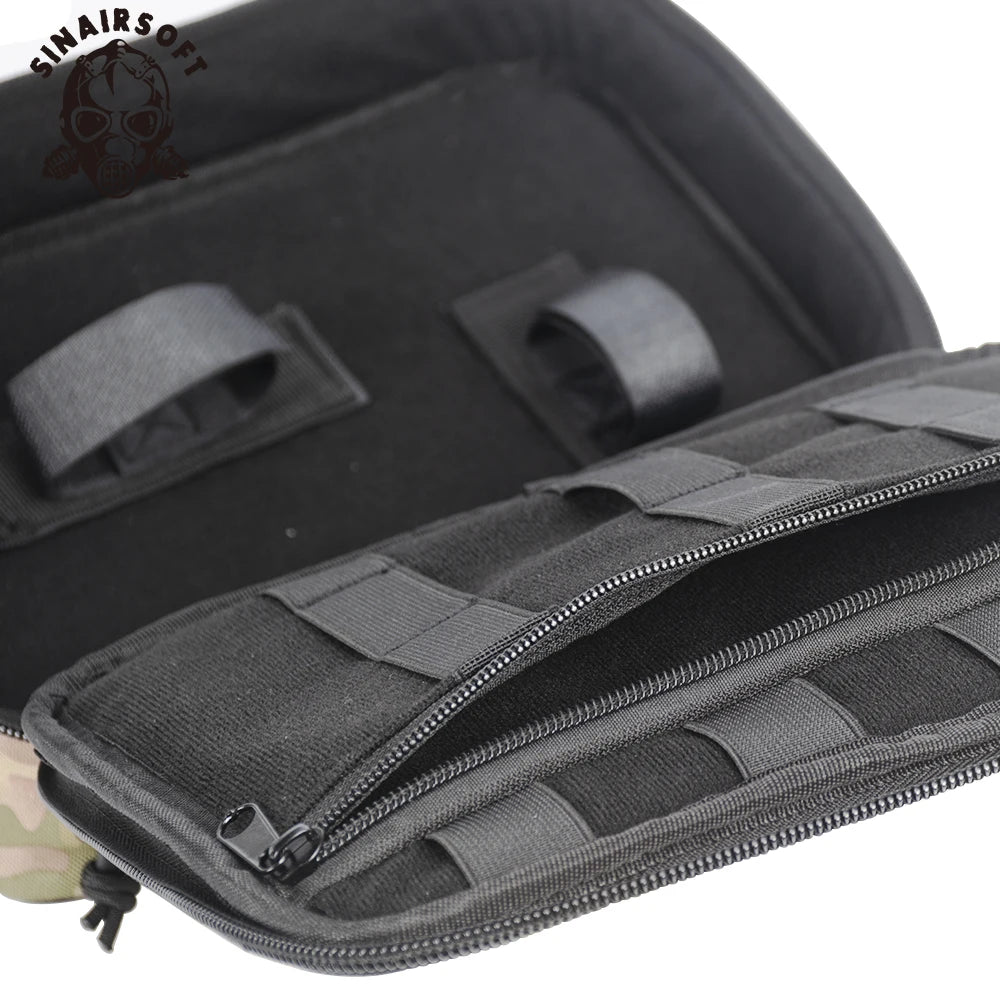 New Tactical Pistol Carry Bag Multi-camo Gun Case Pack Holster Portable Handgun Carrier Bag Soft Protection Hunting Tool Kit