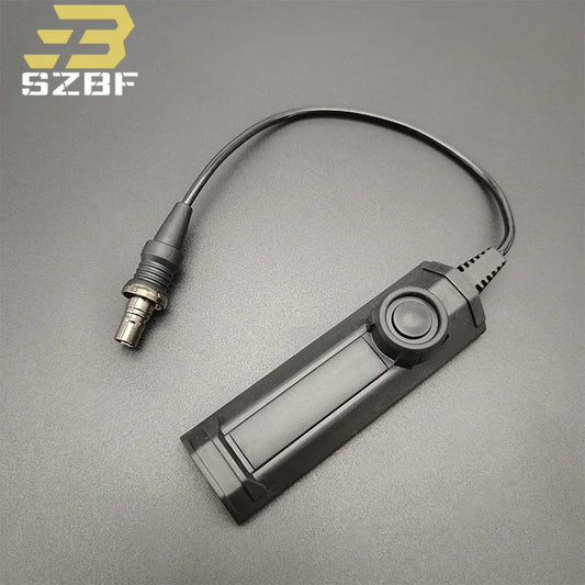 Tactical V2 Flashlight 1300LM Outdoors Hunting Lighting Equipment With Dual Function Pressure Switch Weapon Light Extend Base
