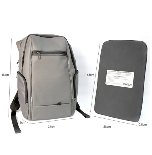Military Tactical Self-Defense Bulletproof Backpack Waterproof Wear-Resistant NIJ IIIA.44 FBI SWAT Safety Protective Equipment
