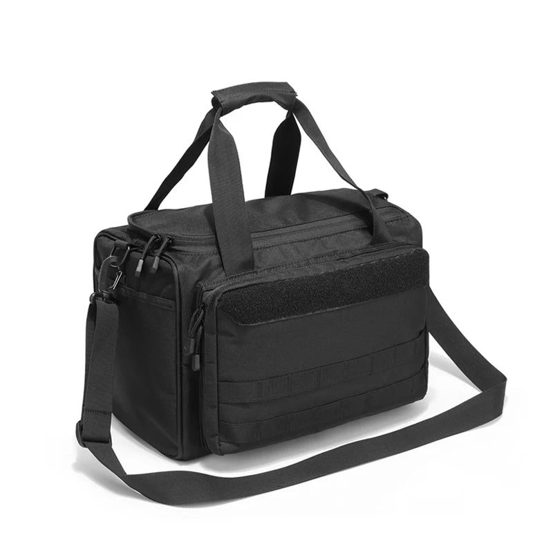 Multifunctional Tactical Range Bag Molle System Waterproof Gun Shooting Pistol Case Pack Hunting Accessories Tools Sling Bag