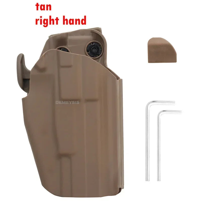 Quick Release Tactical Belt Holster for GLOCK 17, 20, 21, 22, 31, 37 Pistols Hunting Paintball Durable Molle Gun Holster Case