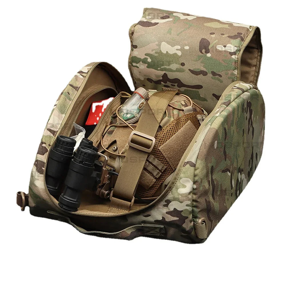 Camo Tactical Fast Helmet Bag Militar Hunting  Equipment Storage Bag Anti-gas Mask Bags  Motorcycle Cycling Helmet Bag