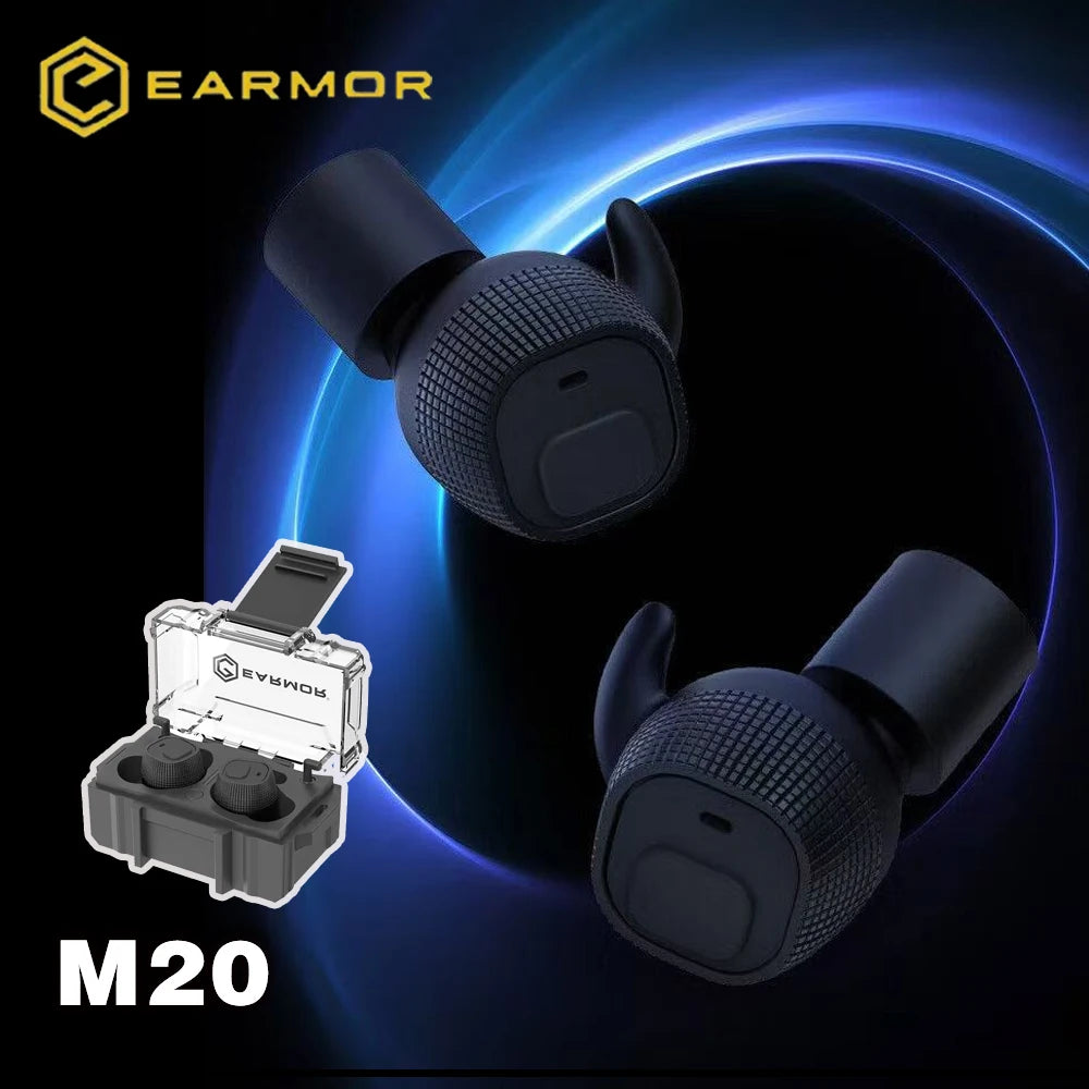 Electronic Earbuds EARMOR M20 Sound Pick-up Noise Reduction Tactical Headphones Outdoor Shooting Hearing Protection Accessories