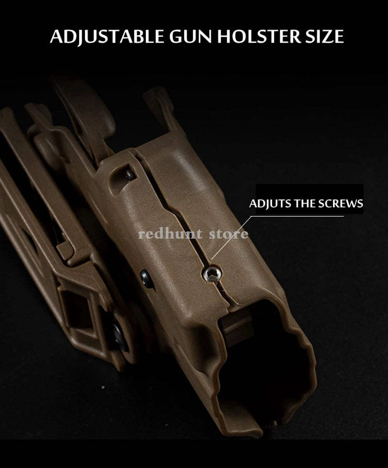 G 27 30 33 Gun Holster Hunting Tactical Right Hand Pistol Case Handgun Case for CS Shooting Holster Adapter Drop Leg Bag