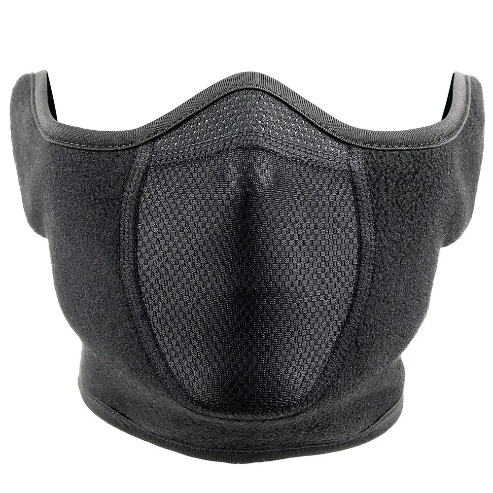 Winter Running Masks Thermal Face Bandana Fleece Ear-Cover Hiking Scarf Snowboard Ski Mask Cycling Sport Neck Warmer Men Women
